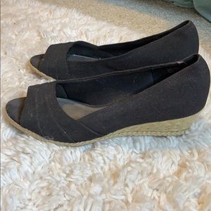 Kelly and Katie mini wedge heels.